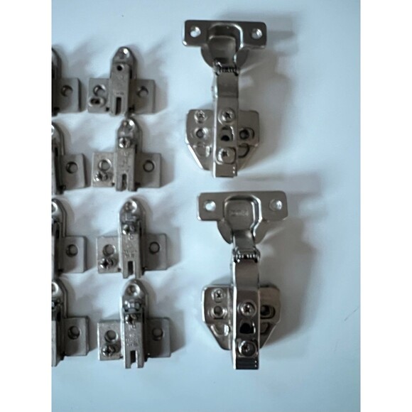 27pc Blum CLIP Top Hinge Mounting Plates Concealed Cabinet Hinges HardwareBundle - Picture 2 of 5